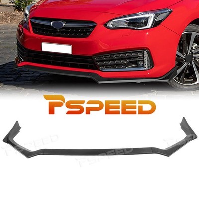 Matte Black Front Bumper Spoiler Lip For 2020-2023 Subaru Impreza JDM CS-Style