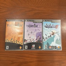Patapon 1, 2, 3 Sony PlayStation Portable PSP Complete Lot Set
