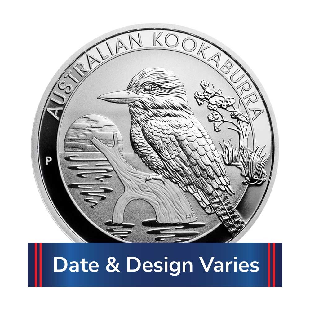 Random Silver Design Australia $1 1-oz Silver Kookaburra GEM BU Random Year | eBay