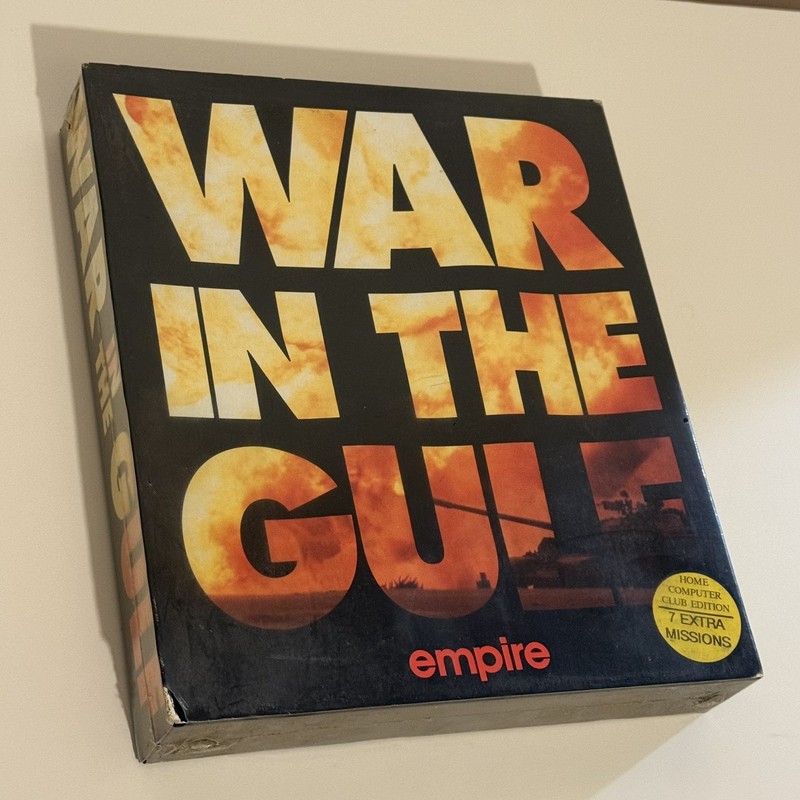 War in the Gulf Big Box Commodore Amiga Brand New And Sealed