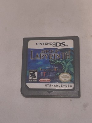 DEEP LABYRINTH (Nintendo DS) DSi XL Lite 2DS 3DS TESTED Atlus RPG Authentic RARE