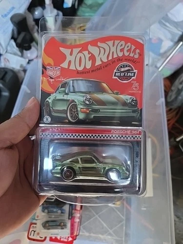 Hot Wheels Redline Club RLC Magnus Walker Porsche 964 Green Urban Outlaw Protect