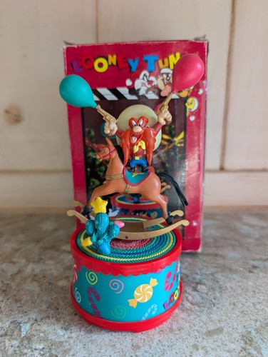 Mini musical d'azione vintage Matrix 1996 Looney Tunes Yosemite Sam Rocking Ranger - Foto 10 di 10