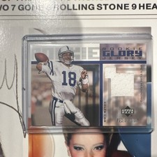 Upper Deck Piece Of History Peyton Manning Rookie Glory Jersey Colts NFL