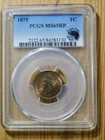 1875 Indian Cent *PCGS MS 65 RB*