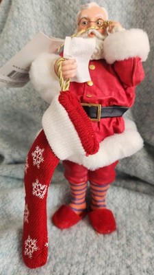 Vintage 2002 Clothtique Possible Dreams Sock It To Me Santa Collectible, EVC