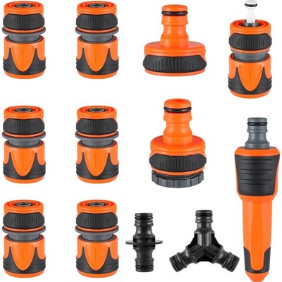 Garden Hose Connector Kit, Pack of 12 Hose Connectors, Hose Connection Includ...