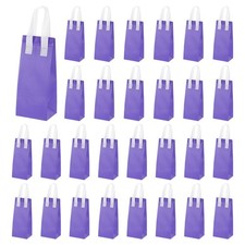 25pcs Insulated Take Out Bags, 4.7" x 3.9" x 11" Thermal Lunch Bags Purple