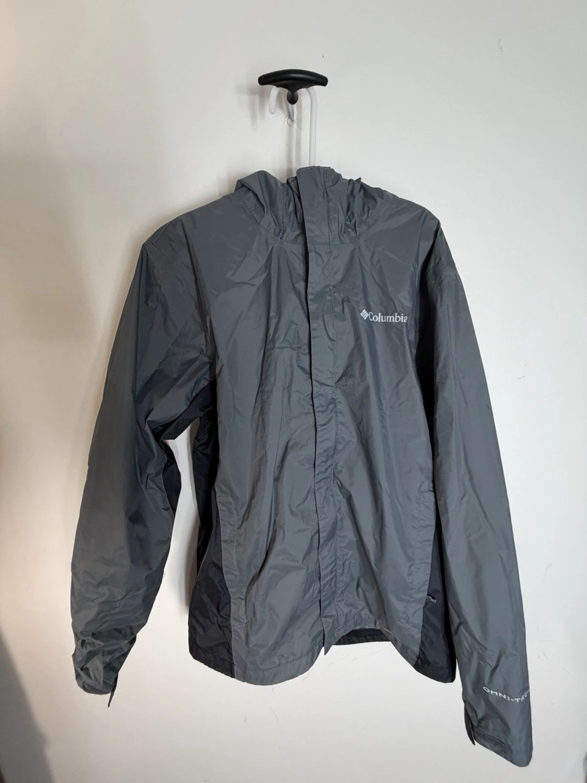 Columbia Men's Dark Grey Lightweight Windbreaker Full Zip Jacket Hiking Outdoor
Opens in a new windo