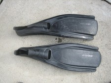Mares Plana Avanti HP Size 8-9 42-43 Black Snorkel Skin Diving Scuba Swim Fins