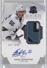 2020-21 Upper Deck The Cup Rookie 27/249 Sasha Chmelevski #179 Patch Auto ry2
