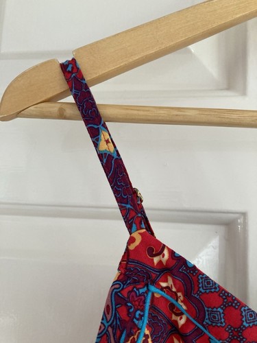 Joe Browns Red Mix Floral Strappy Viscose Top Size 12/14 Boho Holiday Summer - Picture 6 of 14
