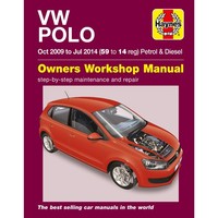 VW Polo 5 V 10.2009-07.2014 Benzin Diesel Repair Manual Haynes