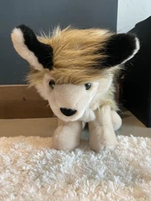 Handmade Wolf Plush (has flaws, please see pictures.)