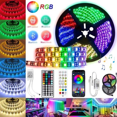 1m-30m RGB LED Stripe Leiste Streifen Band Licht Mehrfarbige Lichterkette Home
