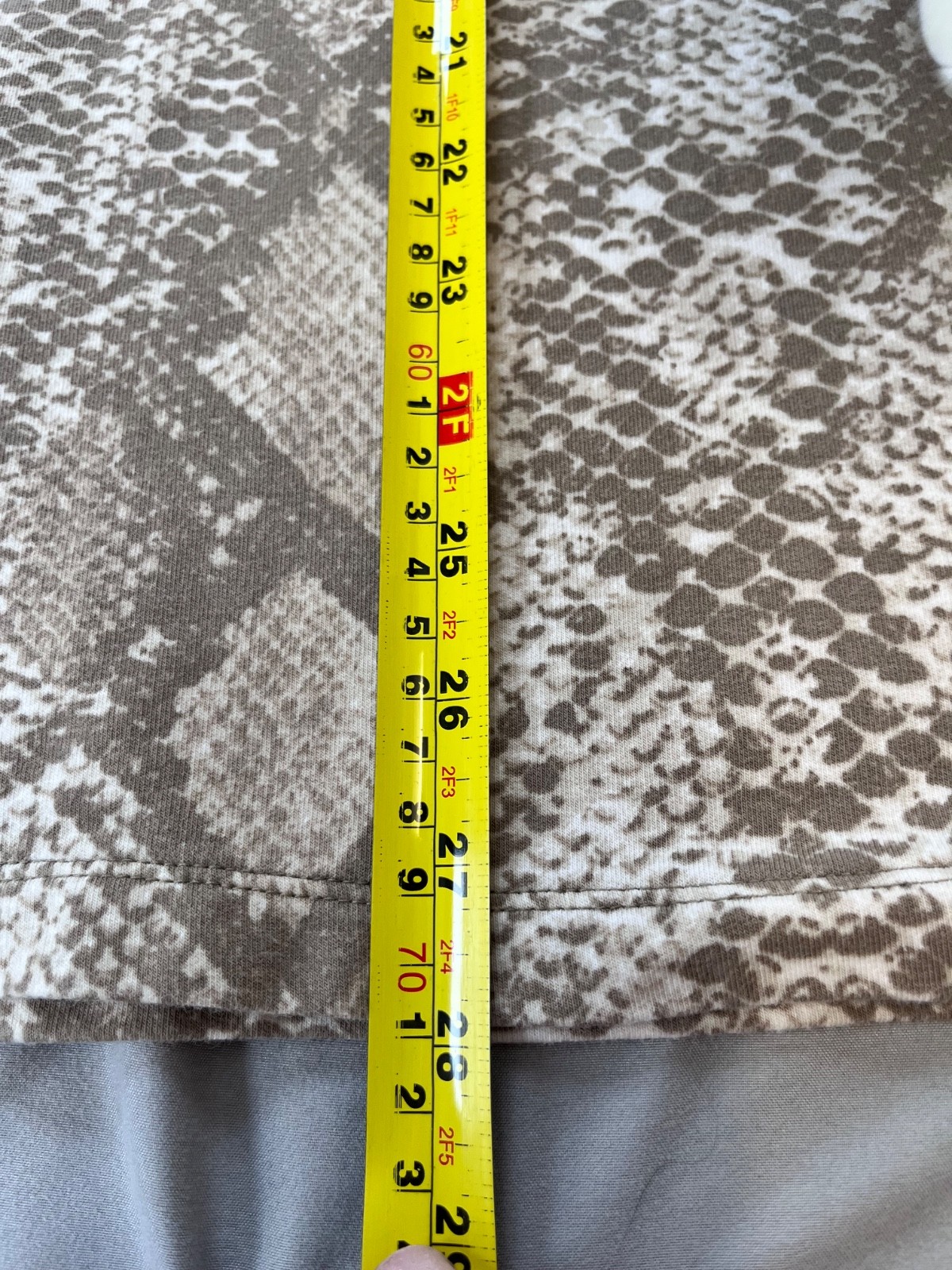 Susan Graver Weekend Mock Neck Python Snake Print… - image 13