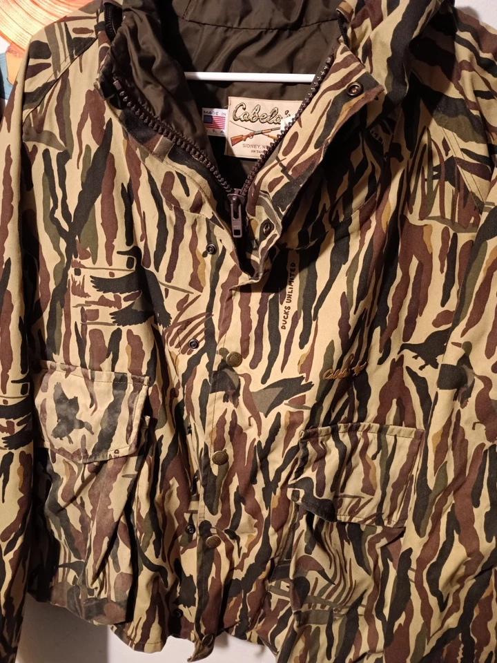 VINTAGE CABELAS DUCKS UNLIMITED GORETEX PARKA JACKET HUNTING made in USA - Image 2 of 4