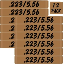 12 Pack Magsaddle .223/5.56 Magazine Marking Bands .223Cal Fde-black-12pack 