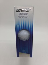 Taylor Made Distance Plus golf balls - Sleeve of 3 - White - Brand New