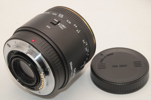 Near Mint Sigma 50mm f/2.8 EX DG Macro Standard Lens Hood Cap Sony Minolta Japan - Picture 9 of 12