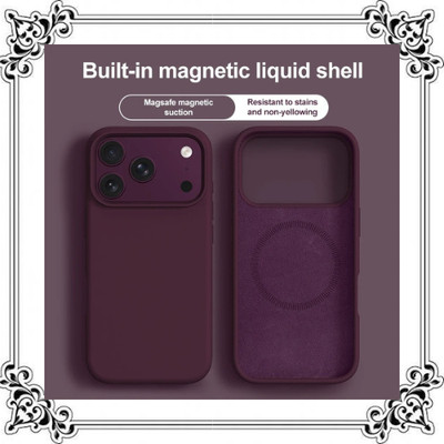 Original Magnetic Phone Case For iPhone 17 18 Pro Max Air Soft Bumper Cover