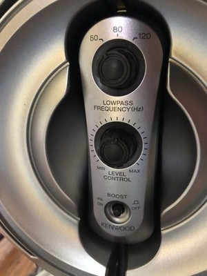 KENWOOD SW201X Powered Subwoofer Rare Vintage Car Audio US TAX