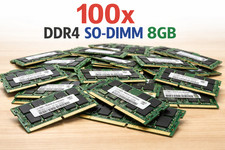 Lot of 100 - 8GB DDR4 SODIMM MIXED BRANDS