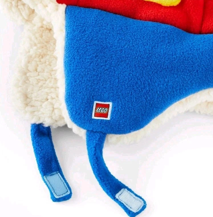 *NEW* LEGO Collection X Target Baby Color Block Fleece Trapper Hat 12-24 Months - Image 3 of 3