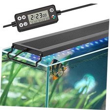 Auto On Off LED Aquarium Light, Full Spectrum Fish 18W for 18-24 inch tank