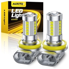 Auxito H11 H8 Led Fog Light Bulb Conversion Kit Super Bright White 6500k Pair H Auxito H11 H8 Led Fog Light Bulb Conversion Kit Super Bright White 6500k Pair H