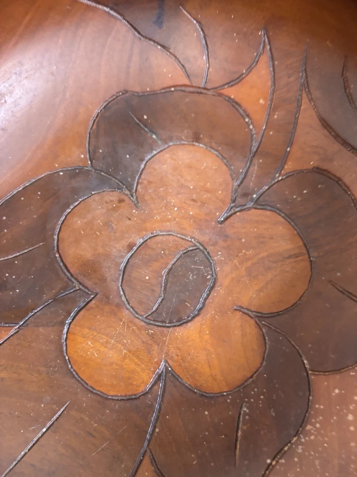 Juego de ensaladeras de madera hechas a mano para servir 6 ensaladeras de Costa Rica Foto 3 de 4