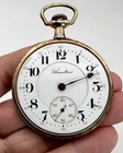 Antique 1912 HAMILTON 992 Railroad Pocket Watch 21 JEWELS  10K GF Dueber Case