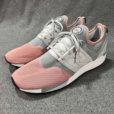 New Balance 247 Wolf Grey/Candy Pink Running Shoes Men s Size 13D MRL247PK