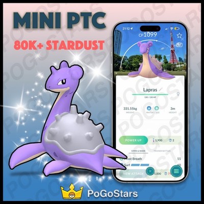 Pokémon PTC GO - Shiny Lapras - Minato Stamp Rally Special Background 