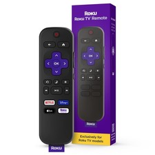 Roku TV Remote Control Official Replacement with App Shortcuts Compatible RokuTV