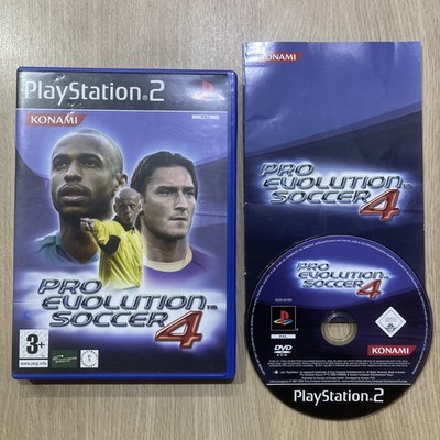 PES 4 Pro Evolution Soccer 4 - PS2 Spiel sehr guter Zustand PAL UK Sony PlayStation 2