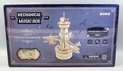 ROKR Mechanische Spieluhr 3D Puzzle Holz Modellbausätze für Erwachsene Kinder Weihnachtsgeschenk