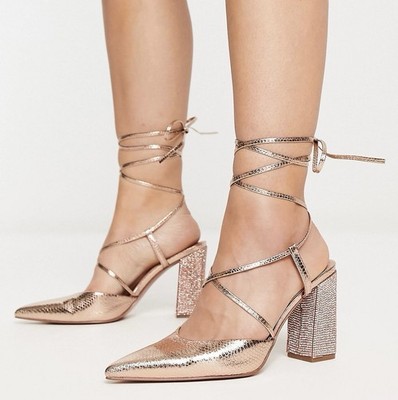 High Heels In Roségold NEU! Gr. 39