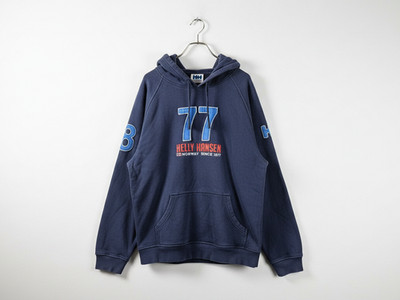 Helly Hansen Hoodie Men's M Sailing Nautical Gorpcore Vintage 90s Y2K Outdoor