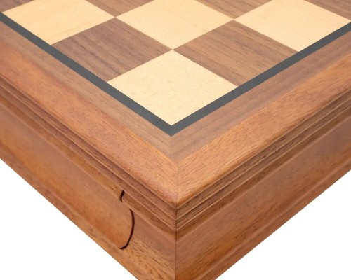 Schachfigurenschrank mit Mahagoni-Rahmen und Schublade 19,7 Zoll (438) - Bild 3 von 12