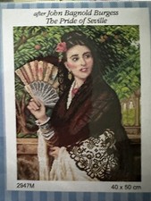 Orchidea Printed needlepoint tapestry Canvas Only pride of seville 40x50cm