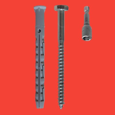 Rahmendübel RLS   10x100-160 mm, Sechskant, Nylon lange Spreizzone  Hüfner 