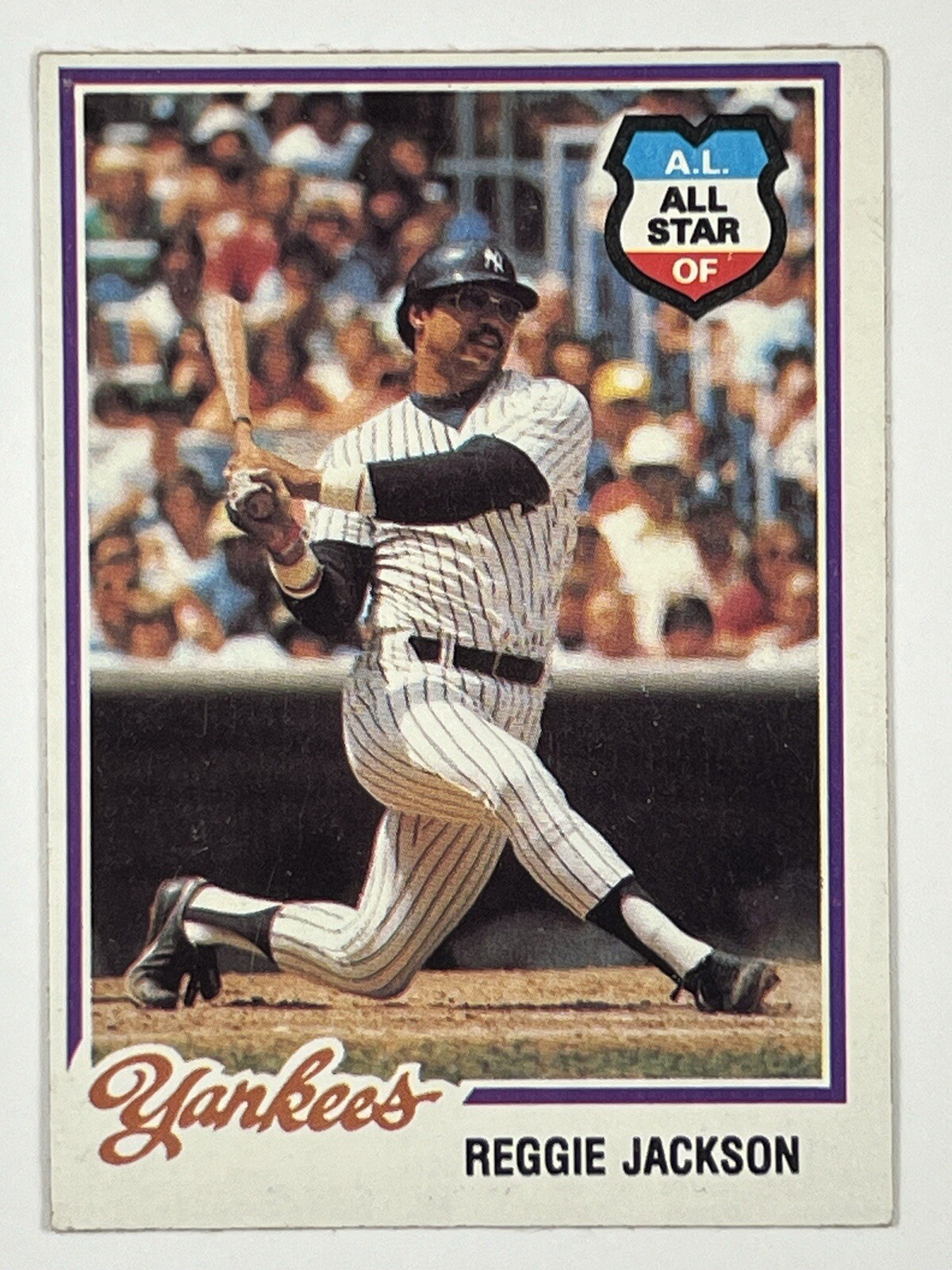 Reggie Jackson 1978 Topps Burger King New York Yankees #21 New York Yankees