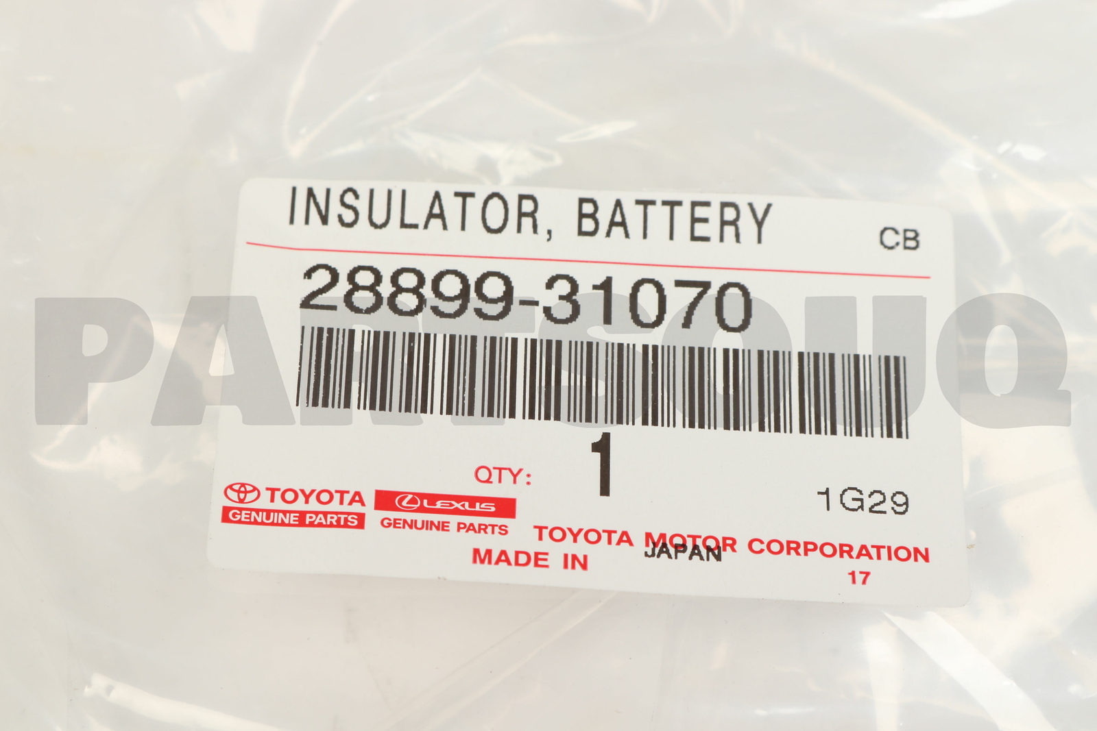 2889931070 Genuine Toyota INSULATOR, BATTERY 28899-31070 | eBay