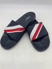 Pepe Jeans PMS70125 Men's Beach Logo Flip Flops Navy Size 11