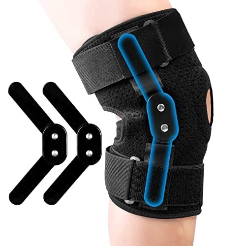 Hinged Knee Brace Knee Support Wrap for Sprains,ACL,MCL,Meniscus Tear, Arthritis | eBay