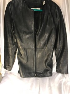 unstructured navy blazer