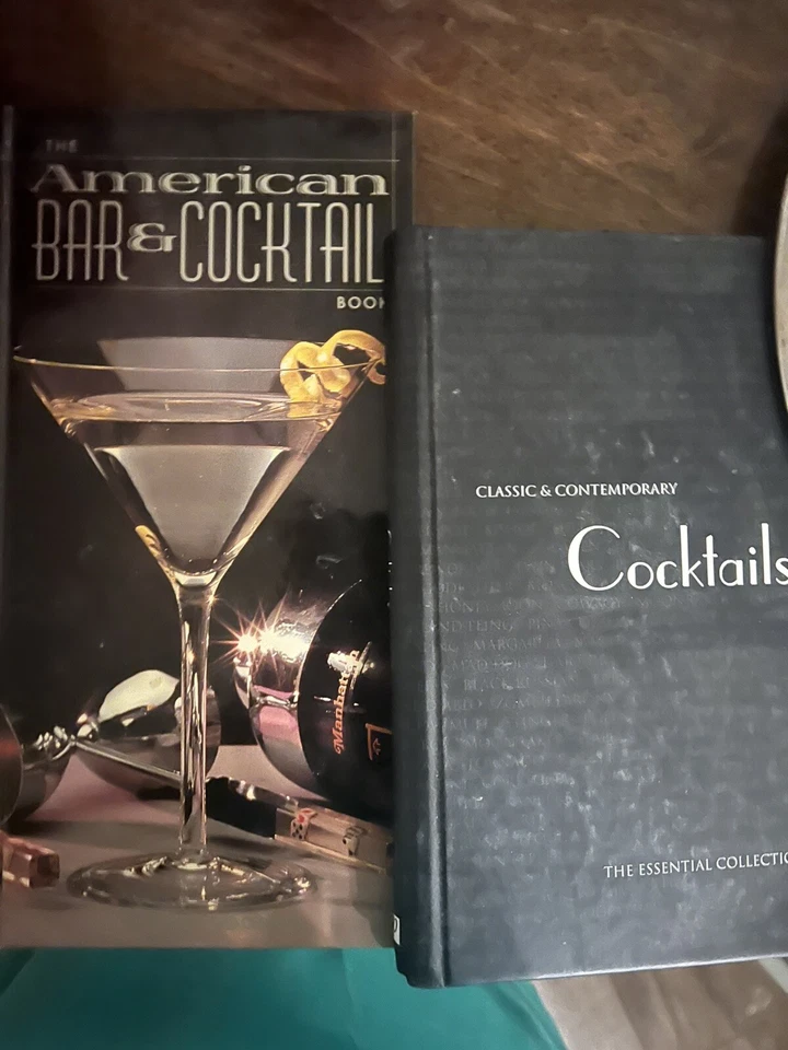 Смесь от Godinger 9 шт. из нержавеющей стали кованая отделка бар комплект плюс 2 книги! - Изображение 2 из 4