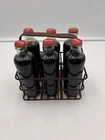 6 Vintage Coca Cola Bottle Property Of Coca Cola Bottling Co. w/ Metal Carrier
