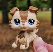 Pet Shop LPS Collie 2210 Collie Old Rare Animal Dog Who Love LPS Kids Gift Rare